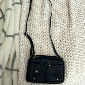 Black Rossetti crossbody bag